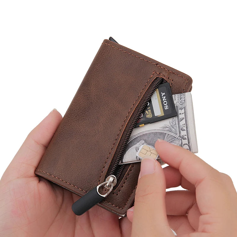 Carteira Masculina Premium, Antirroubo, Porta Cartão de Credito e Dinheiro
